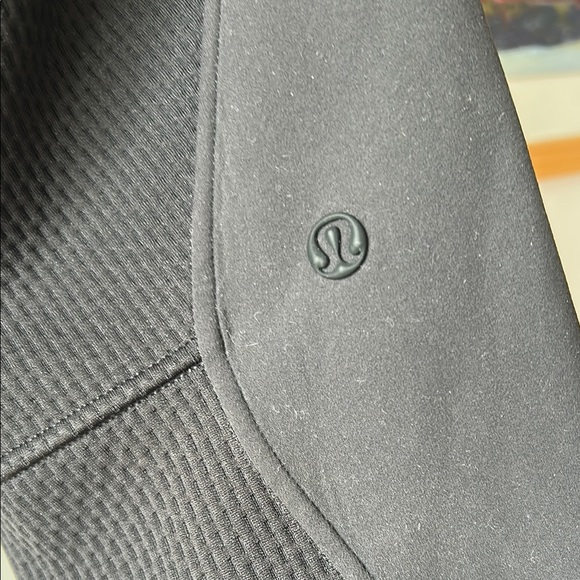 lululemon athletica mixed fabric half zip pullover large black - Picture 9 of 15